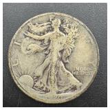 1920-d Walking Liberty Silver Half Dollar, 1.5 M