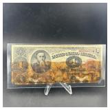 1899 $1 Treasury Note Filled Star. Serial A6809477