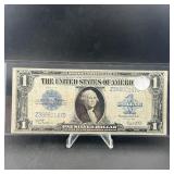 1923 $1 Silver Certificate Large 'horse Blanket' N