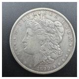 1890 Morgan Silver Dollar. Mintage 16,802,000.