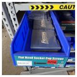 Bin With Assorted Hardware Items. See Photo. Pleas