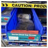 Bin With Assorted Hardware Items. See Photo. Pleas