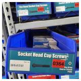 Bin With Assorted Hardware Items. See Photo. Pleas