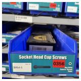 Bin With Assorted Hardware Items. See Photo. Pleas