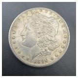 1890-s Morgan Silver Dollar