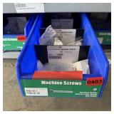 Bin With Assorted Hardware Items. See Photo. Pleas