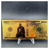 Batman / Joker Gold Foil Novelty Note