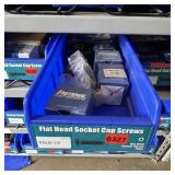 Bin With Assorted Hardware Items. See Photo. Pleas