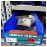 Bin With Assorted Hardware Items. See Photo. Pleas