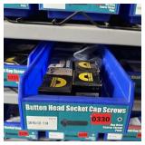 Bin With Assorted Hardware Items. See Photo. Pleas