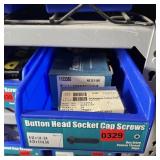 Bin With Assorted Hardware Items. See Photo. Pleas