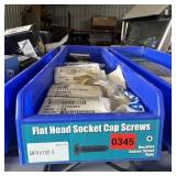 Bin With Assorted Hardware Items. See Photo. Pleas