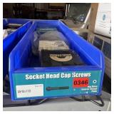 Bin With Assorted Hardware Items. See Photo. Pleas