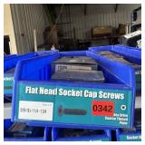 Bin With Assorted Hardware Items. See Photo. Pleas