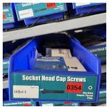 Bin With Assorted Hardware Items. See Photo. Pleas