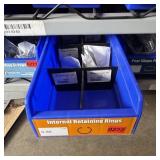 Bin With Assorted Hardware Items. See Photo. Pleas