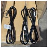 3 Qty - 15a Replacement Cord, 8 Ft., For 14/3 Wire