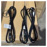 3 Qty - 15a Replacement Cord, 8 Ft., For 14/3 Wire