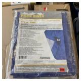 Rock River 8 Ft X 10 Ft General Duty Poly Tarp, Bl