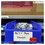 Bin With Assorted Hardware Items. See Photo. Pleas