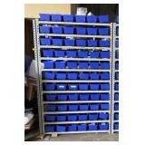 54-bin Organizing Rivet Racking, 9 Shelves, 52' X