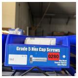 Bin With Assorted Hardware Items. See Photo. Pleas