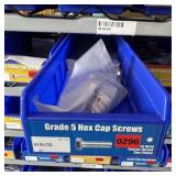 Bin With Assorted Hardware Items. See Photo. Pleas