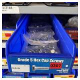 Bin With Assorted Hardware Items. See Photo. Pleas