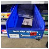 Bin With Assorted Hardware Items. See Photo. Pleas