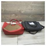 Michael Kors Straw/Pebbled Tote & Maya K Handbag ï¿½