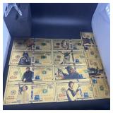 Star Wars Commemorative $100 10 Piece 24k Gold Foi