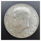 1964-d Kennedy Silver Half Dollar ï¿½ 90% Silver.