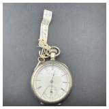 Elgin Key Wind Pocket Watch ï¿½ 11 Jewel ï¿½ c. 1881