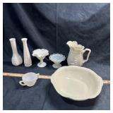 White Milk Glass / Whiteware Assortment