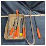 Pry Bars & Screwdrivers Lot