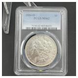 1884-o Morgan Silver Dollar ï¿½ Pcgs Ms62