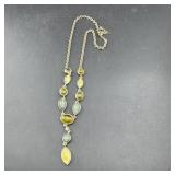 Multi-Stone Necklace - As shown.