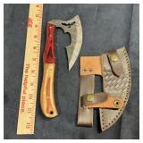 New LMK handmade Damascus steel tomahawk with appr