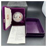 1989-s Proof American Silver Eagle (mintage 617,69