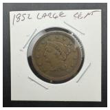 1852 Large Cent