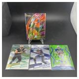 Four Numbered Football Cards