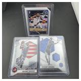 (3) Anthony Edwards Rookie Basketball Cards.