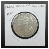 1880-s Morgan Silver Dollar ï¿½ Au+