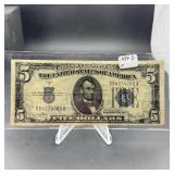 1934-d $5 Silver Certificate