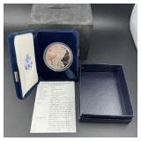 1996-p Proof American Silver Eagle (mintage 498,29