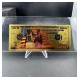 The Most Valuable Player $100 Mj / Kobe 24k Gold F