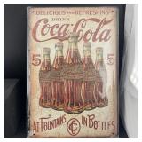 Coca-cola Vintage Style 8x12 Metal Tin Sign.