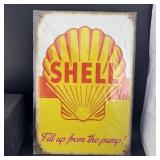 Shell Gas Vintage Style 8x12 Metal Tin Sign.