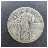 1927 Standing Liberty Silver Quarter ï¿½ 90% Silver