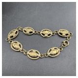 Soldier Vintage Heart Bracelet - As shown.